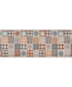 Kuhinjski tepih sa šarenim mozaikom perivi 60 x 180 cm