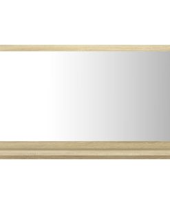 Kupaonsko ogledalo boja hrasta sonome 60x10