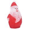 LED božićna akrilna figura Djeda Mraza unutarnja i vanjska 28cm