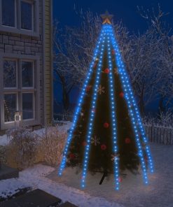 Mrežasta svjetla za božićno drvce 400 LED žarulja plava 400 cm