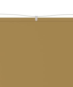 Okomita tenda bež 180 x 270 cm od tkanine Oxford