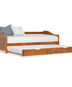 Okvir za krevet na razvlačenje od borovine boja meda 90x200 cm