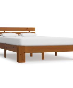 Okvir za krevet od masivne borovine boja meda 120 x 200 cm