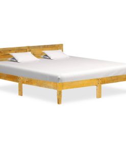 Okvir za krevet od masivnog drva manga 160 cm