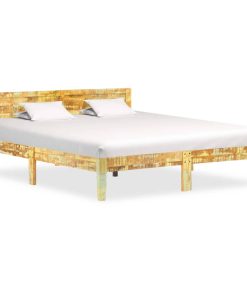 Okvir za krevet od masivnog obnovljenog drva 180 x 200 cm