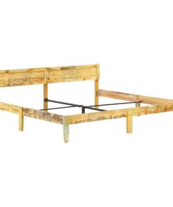 Okvir za krevet od masivnog obnovljenog drva 200 x 200 cm