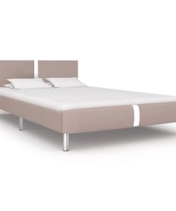 Okvir za krevet od umjetne kože boja cappuccina 140 x 200 cm