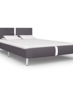 Okvir za krevet od umjetne kože sivi 120 x 200 cm