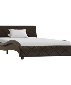 Okvir za krevet od umjetne kože sivi 90 x 200 cm