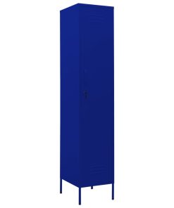 Ormarić s ključem modri 35 x 46 x 180 cm čelični