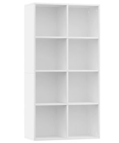 Ormarić za knjige / komoda bijeli 66 x 30 x 130 cm od iverice