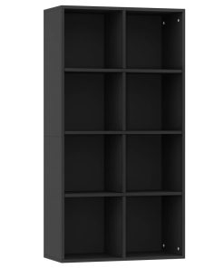 Ormarić za knjige / komoda crni 66 x 30 x 130 cm od iverice