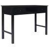 Pisaći stol crni 110 x 45 x 76 cm drveni