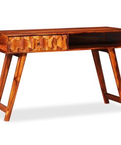 Pisaći stol od masivnog drva šišama 118 x 50 x 76 cm