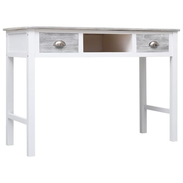 Pisaći stol sivi 110 x 45 x 76 cm drveni