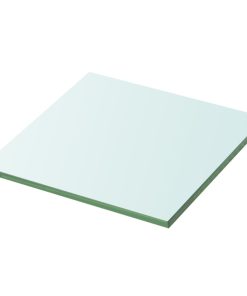Ploča za police staklo prozirna 30 x 30 cm