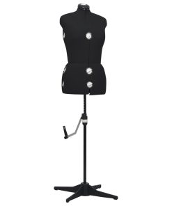 Podesiva krojačka lutka ženska crna M veličina 40 - 46