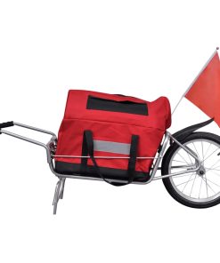 Prikolica za bicikle s torbom za pohranu