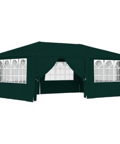 Profesionalni šator za zabave 4 x 6 m zeleni 90 g/m²