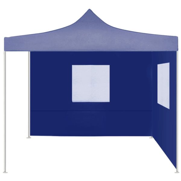 Profesionalni sklopivi šator za zabave 2 x 2 m čelični plavi