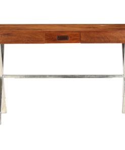 Radni stol 110x50x76 cm od drva bagrema s premazom boje meda