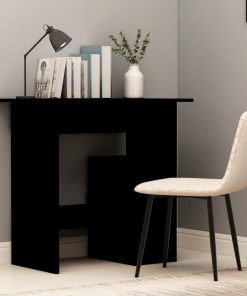 Radni stol crni 80 x 45 x 74 cm od iverice