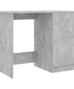 Radni stol siva boja betona 100 x 50 x 76 cm od iverice