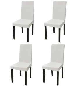 Rastezljive navlake za stolice 4 kom Krem boja
