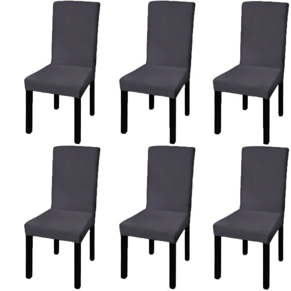 Rastezljive navlake za stolice 6 kom Antracit boja