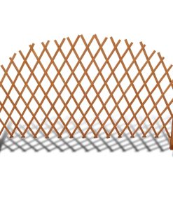 Rešetkasta ograda od masivnog drva 180 x 100 cm