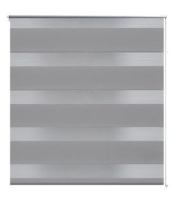 Rolo roleta sa zebrastim linijama 120 x 230 cm Siva