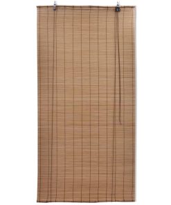 Rolo zavjesa od bambusa smeđa boja 100 x 160 cm