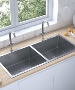 Ručno rađeni kuhinjski sudoper od nehrđajućeg čelika