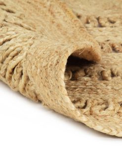 Ručno rađeni pleteni tepih od jute 150 cm