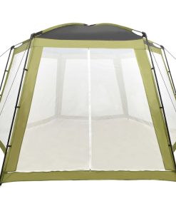Šator za bazen od tkanine 590 x 520 x 250 cm zeleni