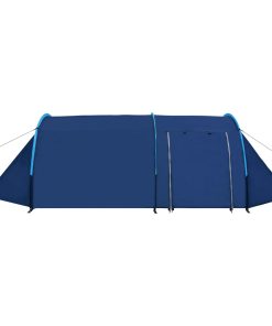 Šator za kampiranje za 4 osobe modri/svjetloplavi