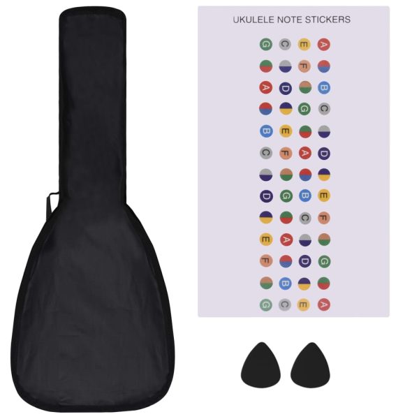 Set dječjeg ukulelea Soprano s torbom boja svijetlog drva 23 " - Image 3