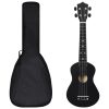 Set dječjeg ukulelea Soprano s torbom crni 23 