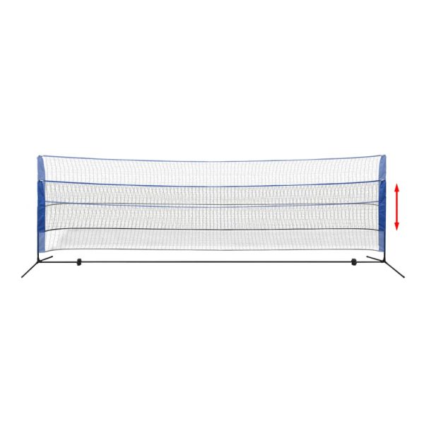 Set za Badminton s Mrežom i Lopticama 500x155 cm - Image 4