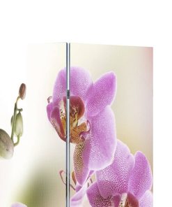 Sklopiva sobna pregrada s uzorkom cvijeća 160 x 170 cm