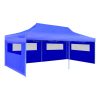 Sklopivi Pop-up šator za zabave plavi 3 x 6 m
