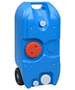 Spremnik za vodu na kotačima za kampiranje 40 L plavi