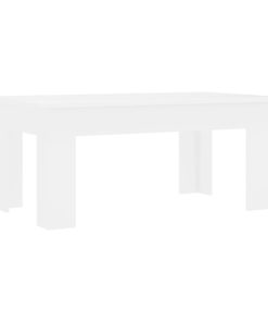 Stolić za kavu bijeli 100 x 60 x 42 cm od iverice