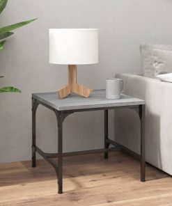 Stolić za kavu boja sivog hrasta 50x50x35 cm konstruirano drvo