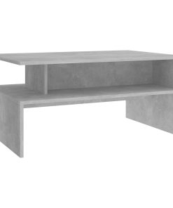 Stolić za kavu siva boja betona 90 x 60 x 42