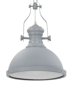 Stropna svjetiljka siva okrugla E27