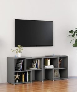 TV ormarić sivi 104 x 30 x 52 cm od iverice