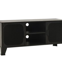 TV ormarić sivi 105 x 36 x 47 cm od metala i MDF-a