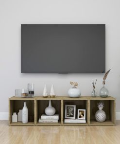 TV ormarići 4 kom boja hrasta sonome 37 x 35 x 37 cm od iverice