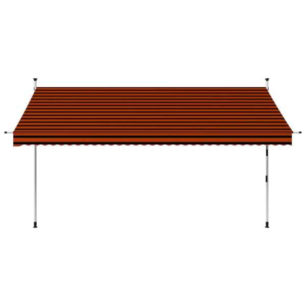 Tenda na ručno uvlačenje 350 cm narančasto-smeđa